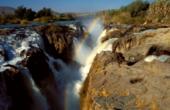 Textfeld:  
Die Epupa Fälle, unser Paradies in Namibia
